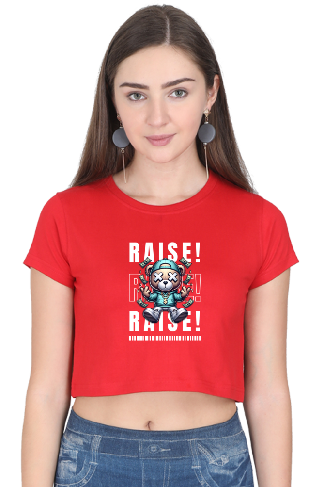 RAISE! | PREMIUM CROP TOP.