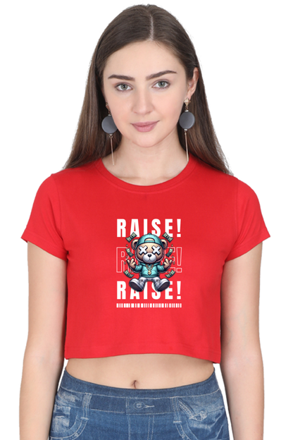 RAISE! | PREMIUM CROP TOP.