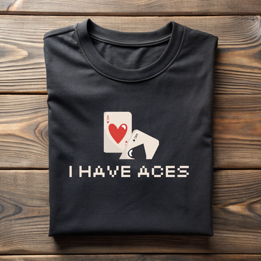 I HAVE ACES | UNISEX OVERSIZED TEE