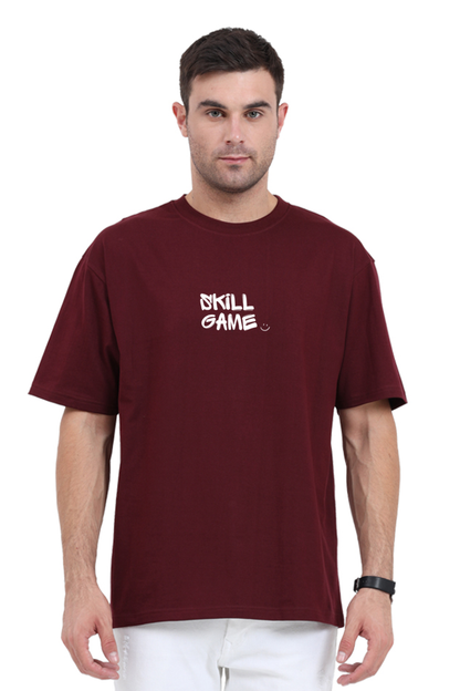 SKILL GAME-SMILEY | Premium Oversized Tee.