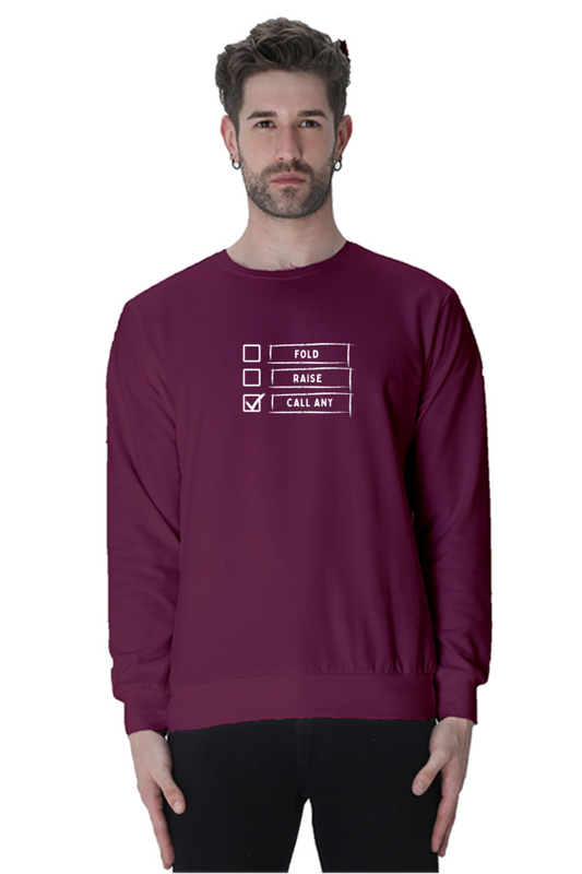 call any sample | premium regular sweatshirt