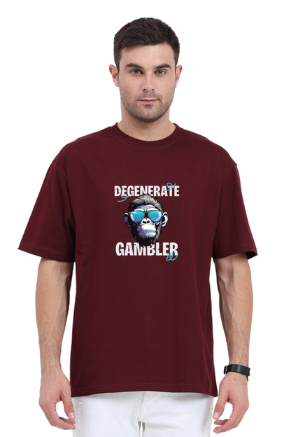 DEGEN GAMBLER | PREMIUM OVERSIZED TEE