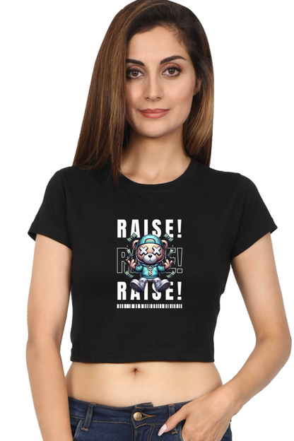 RAISE! | PREMIUM CROP TOP.