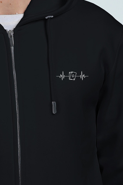 HEARTBEAT | PREMIUM ZIP HOODIE.