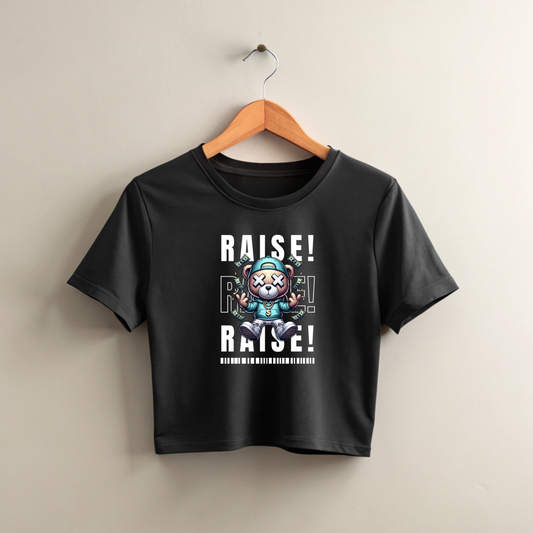 RAISE! | PREMIUM CROP TOP.