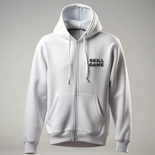 SKILL GAME-GLITCH | PREMIUM ZIP HOODIE.