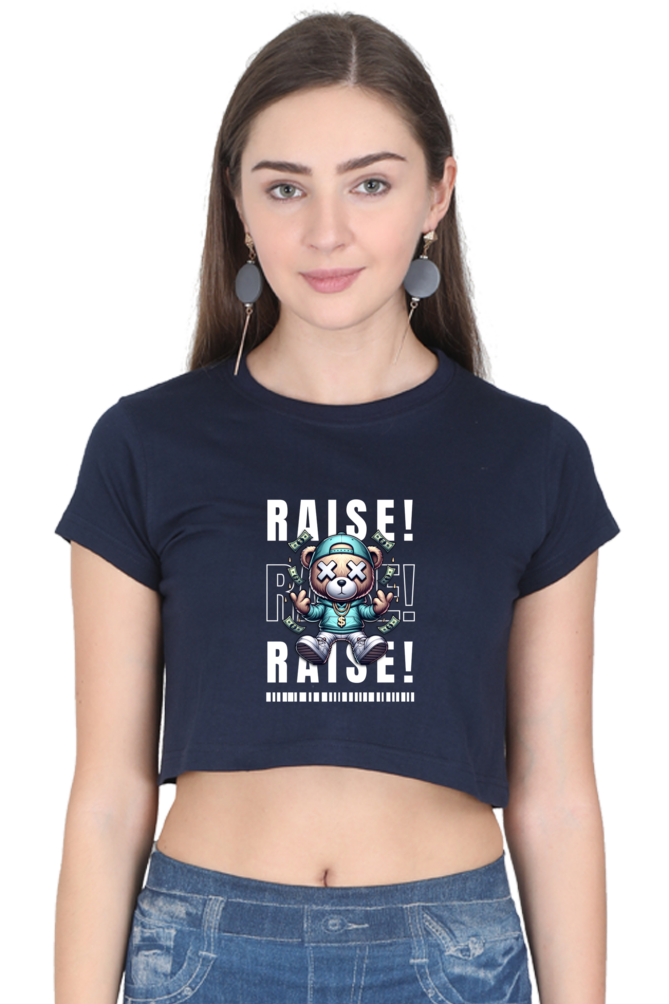 RAISE! | PREMIUM CROP TOP.