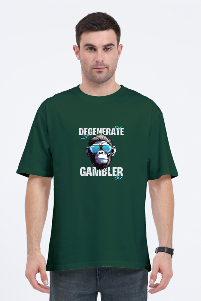 DEGEN GAMBLER | PREMIUM OVERSIZED TEE